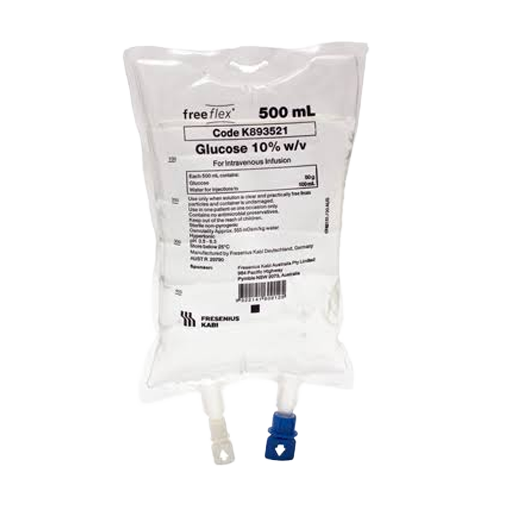 Baxter Glucose 10% In 500ml Bags